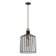 Pendant Light 22cm Black Wire Guard Shade E27 60W Pendant Light 22cm Black Wire Guard Shade E27 60W